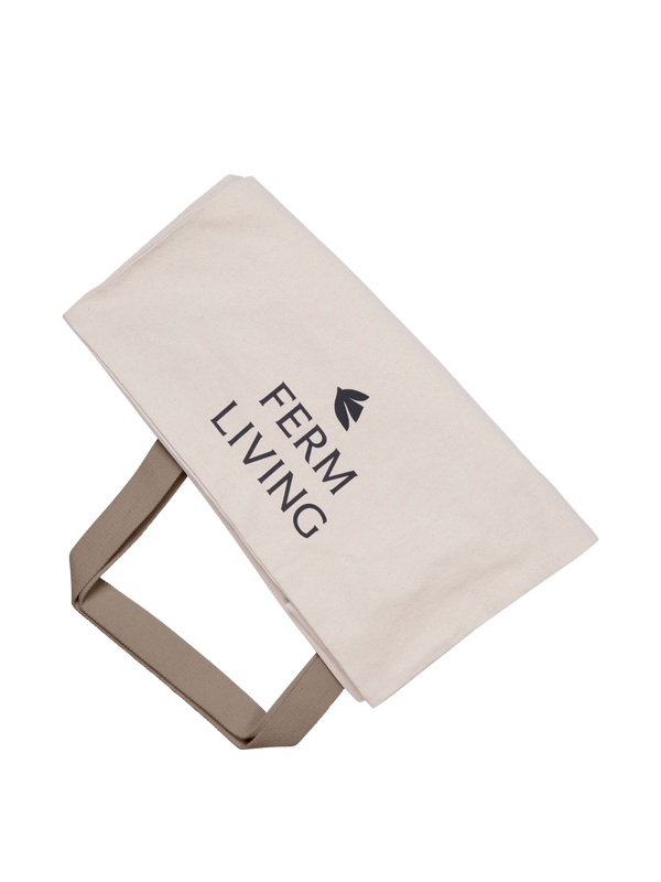 Ferm Living Weekend Bag - Undyed/Dark Cashmere