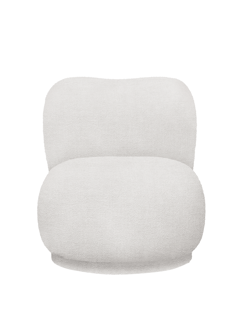 Rico Piccolo Lounge Chair - Swivel - Bouclé - Off-White
