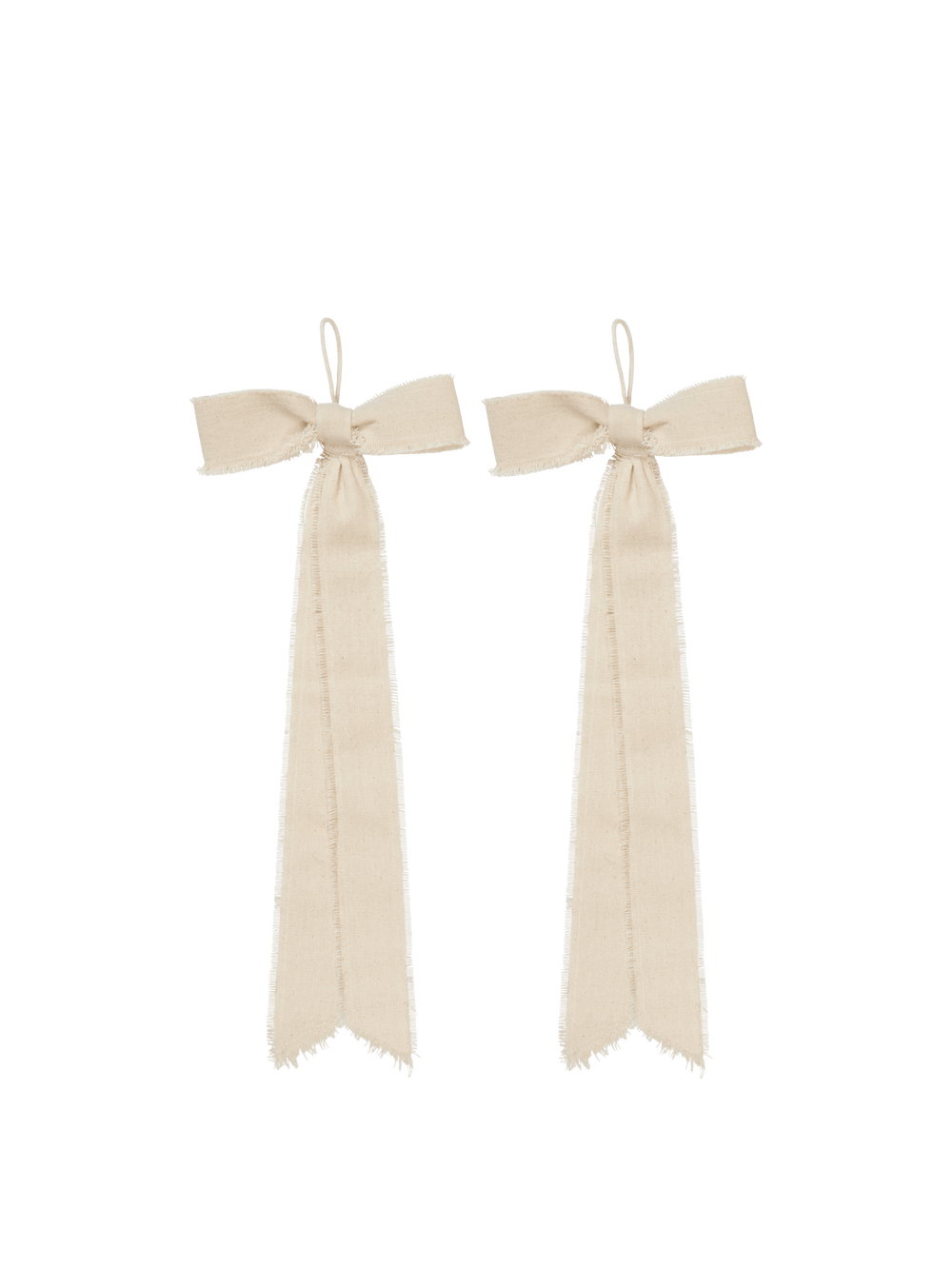 Bow Decoration - Small - Set of 2 - Natural