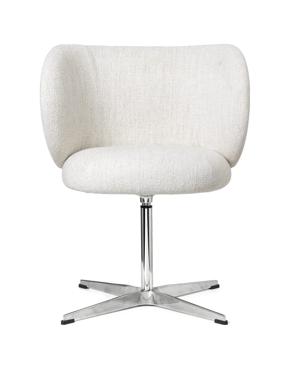 Rico Dining Chair - Swivel - Bouclé - Off-White