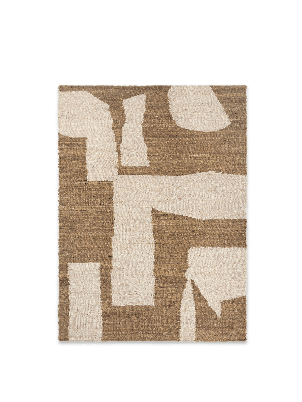 Piece Rug - Off-White/Toffee