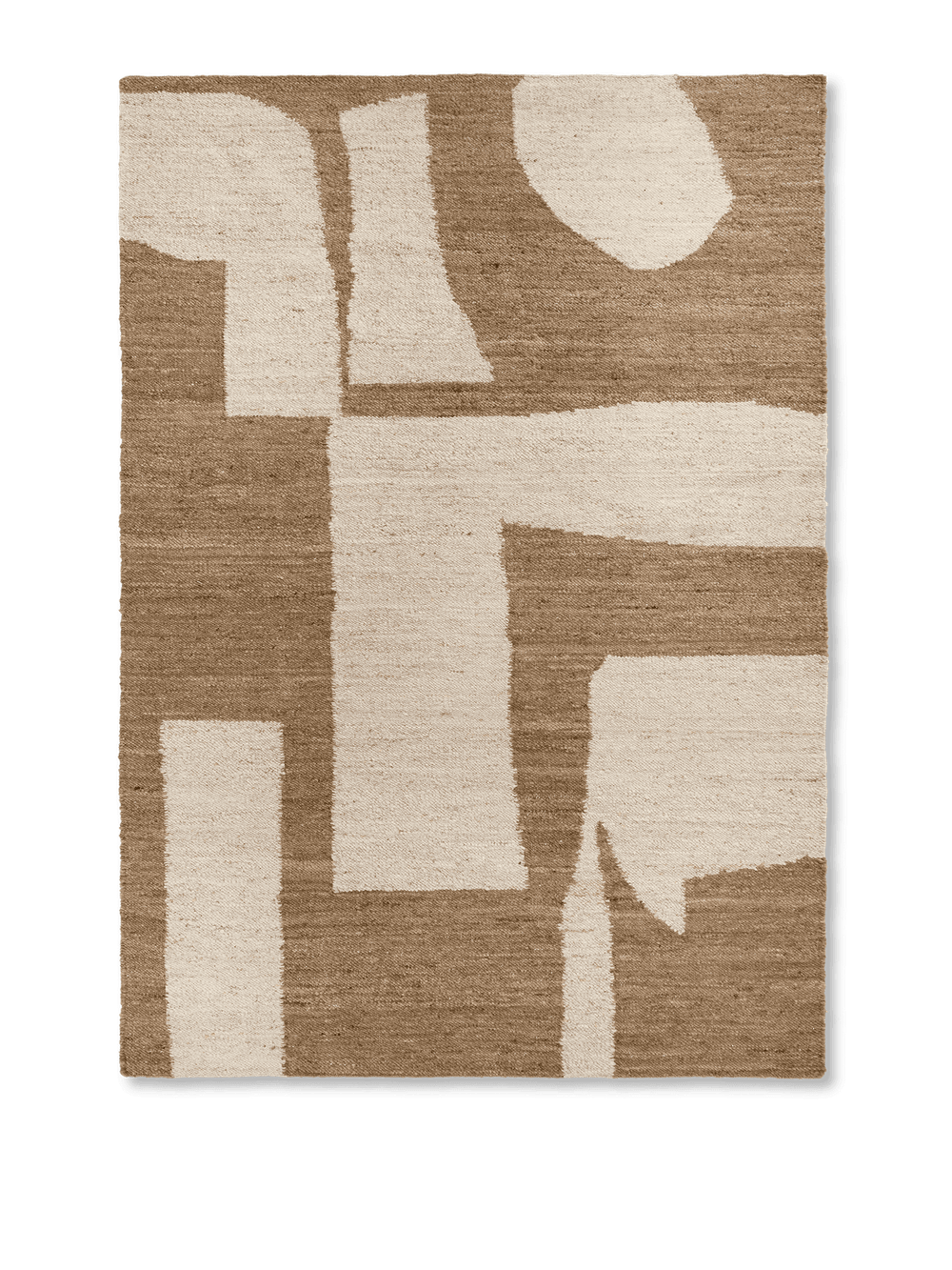 Piece Rug - Off-White/Toffee