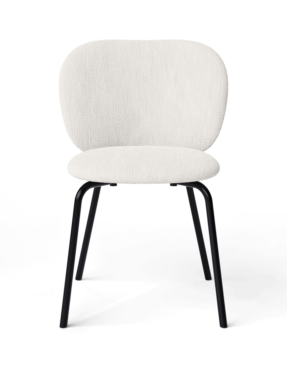 Rico Chair - Black - Bouclé - Off-white