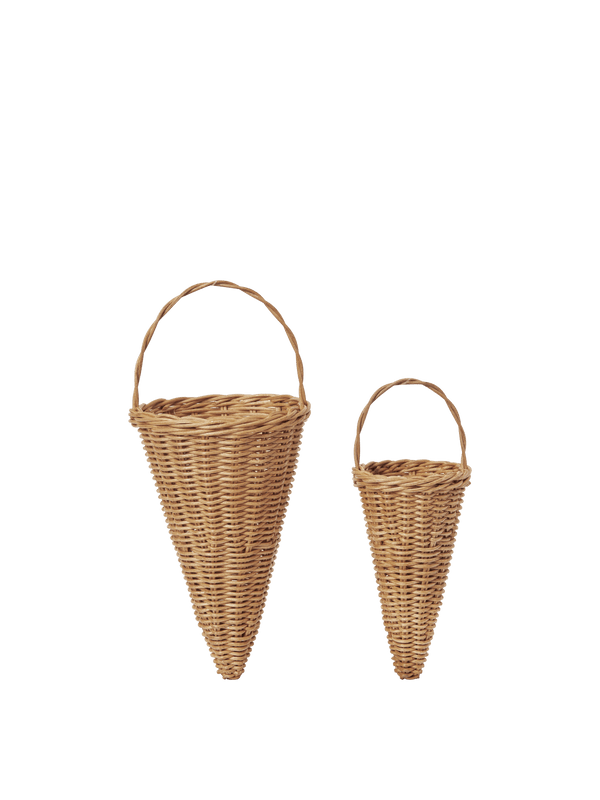 Braided Cones - Set of 2 - Natural
