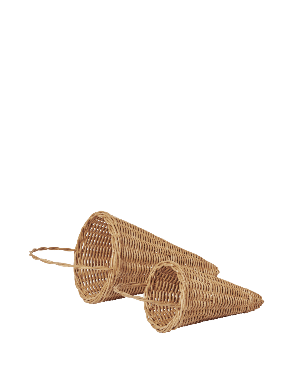 Braided Cones - Set of 2 - Natural