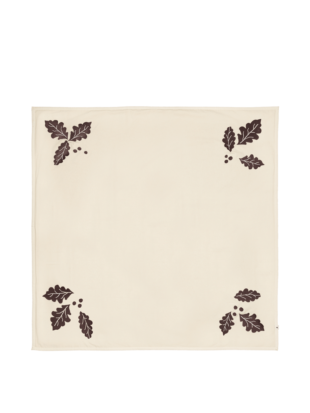 Oak Christmas Tree Blanket - Square - Natural