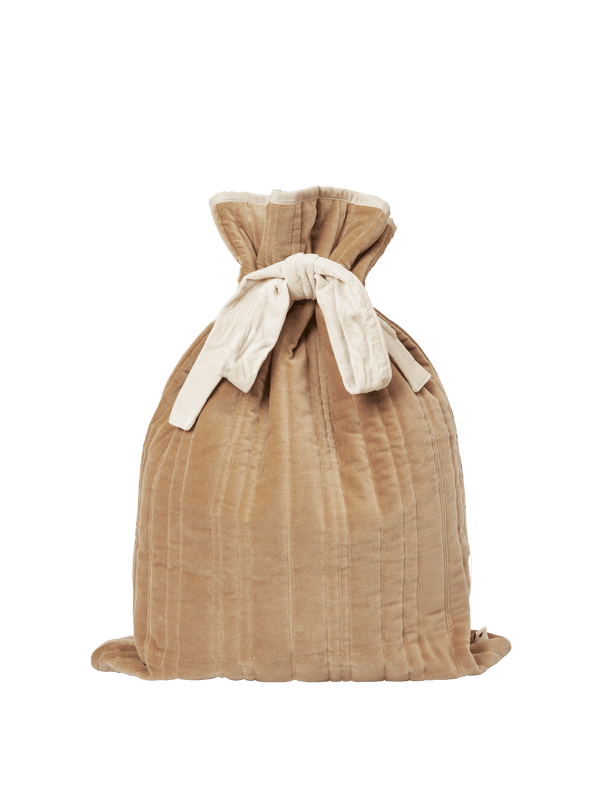 Vari Quilted Sack - Velvet - Tan