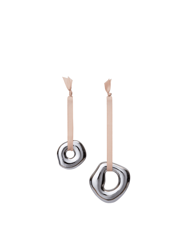 Orrith Ornaments - Set of 2 - Silver