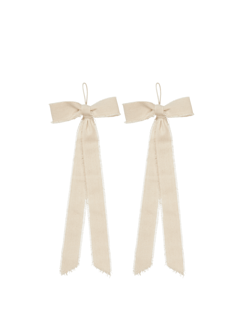 Bow Decoration - Small - Set of 2 - Natural
