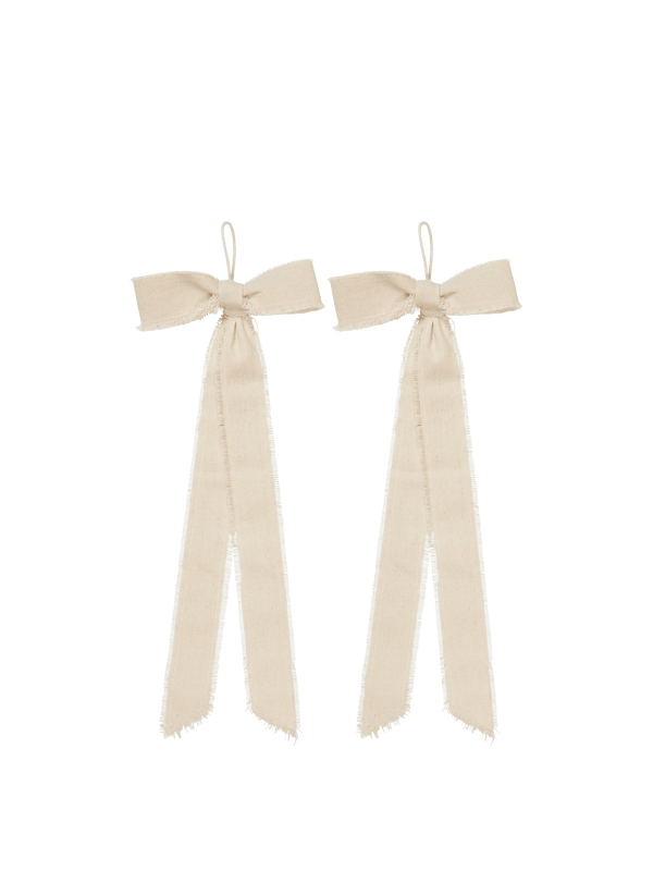 Bow Decoration - Small - Set of 2 - Natural