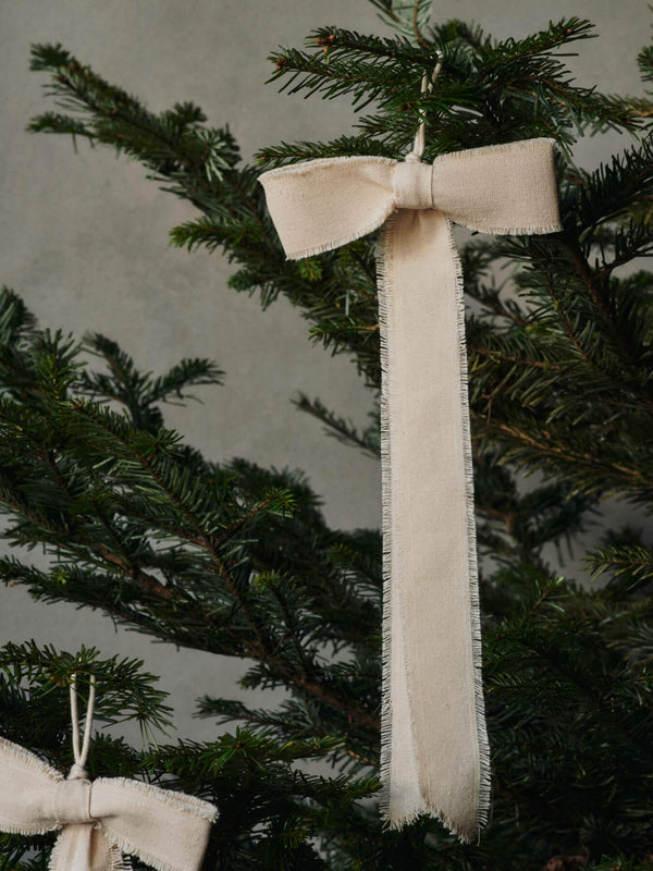 Bow Decoration - Small - Set of 2 - Natural