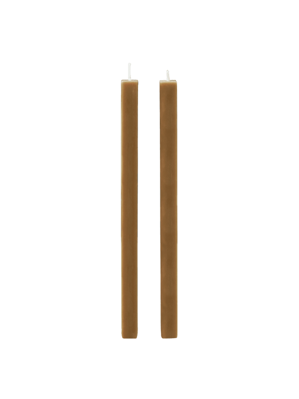 Burren Pillar Candles - Set of 2 - Bronze