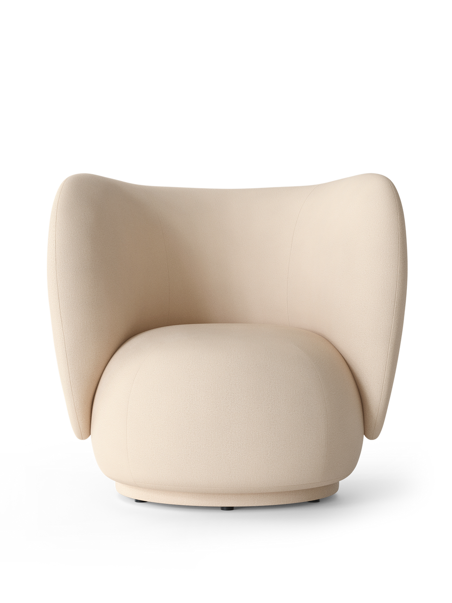 Rico Lounge Chair - Brushed - Off-White – Ferm Living